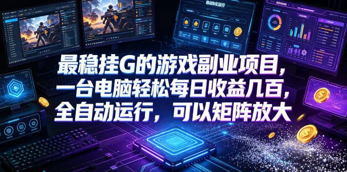 AI游戏全自动挂机项目，单号日入100左右，可矩阵放大！力繁信息站-闲云创业网-老谢轻创网-中创网-福缘网-冒泡网-资源之家-魔方项目库力繁信息站