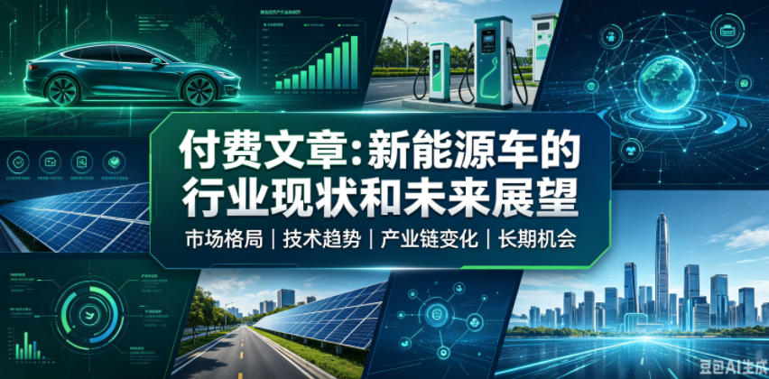 付费文章:新能原车的行业现状和未来展望力繁信息站-闲云创业网-老谢轻创网-中创网-福缘网-冒泡网-资源之家-魔方项目库力繁信息站