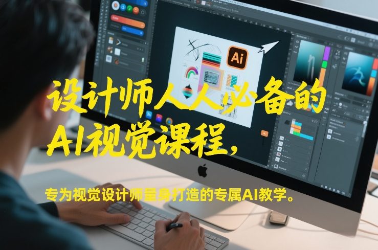 设计师人人必备的AI视觉课程，专为视觉设计师量身打造的专属AI教学力繁信息站-闲云创业网-老谢轻创网-中创网-福缘网-冒泡网-资源之家-魔方项目库力繁信息站