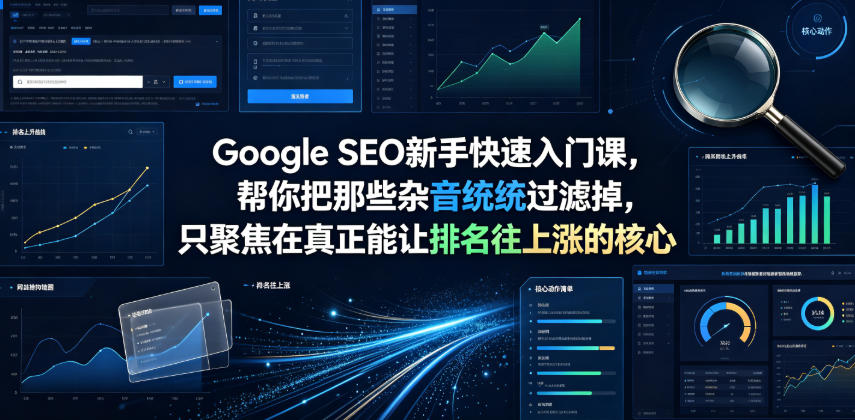 Google SEO新手快速入门课,帮你把那些杂音统统过滤掉,只聚焦在真正能让排名往上涨的核心动作【原创双语字幕】力繁信息站-闲云创业网-老谢轻创网-中创网-福缘网-冒泡网-资源之家-魔方项目库力繁信息站
