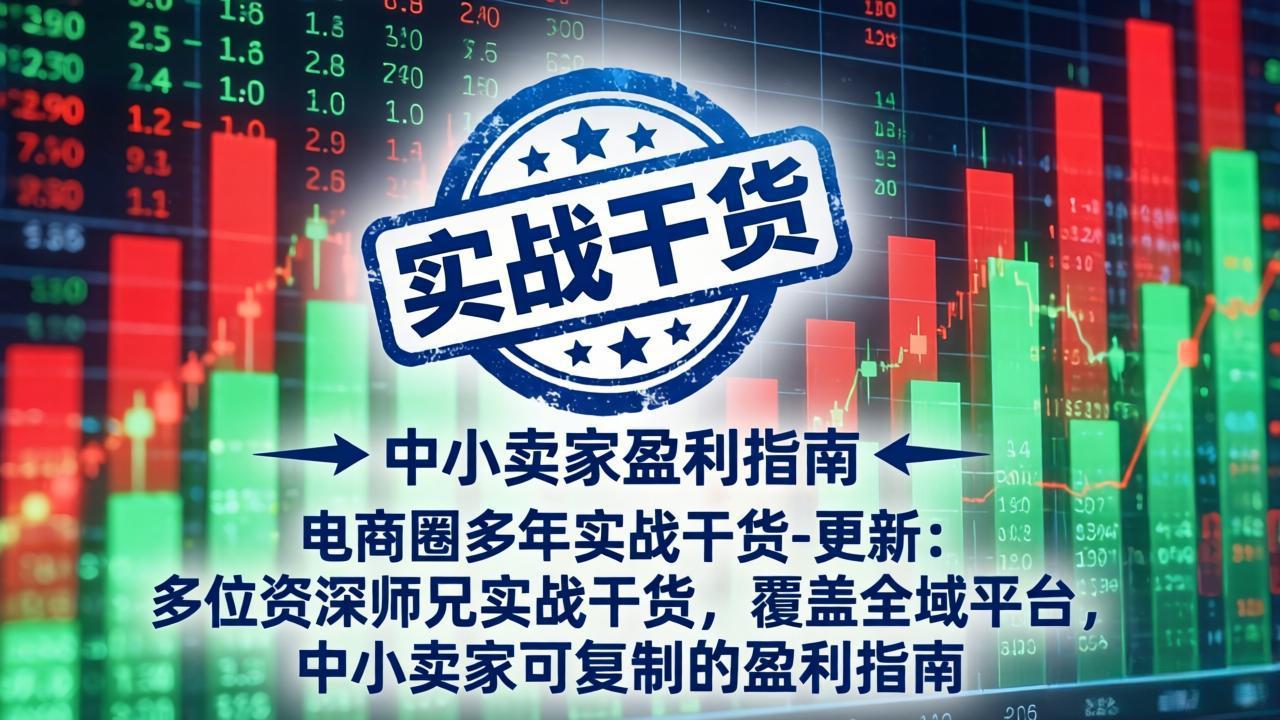 电商圈多年实战干货-更新5月10：多位资深师兄实战干货/覆盖全域平台，中小卖家可复制的盈利指南力繁信息站-闲云创业网-老谢轻创网-中创网-福缘网-冒泡网-资源之家-魔方项目库力繁信息站