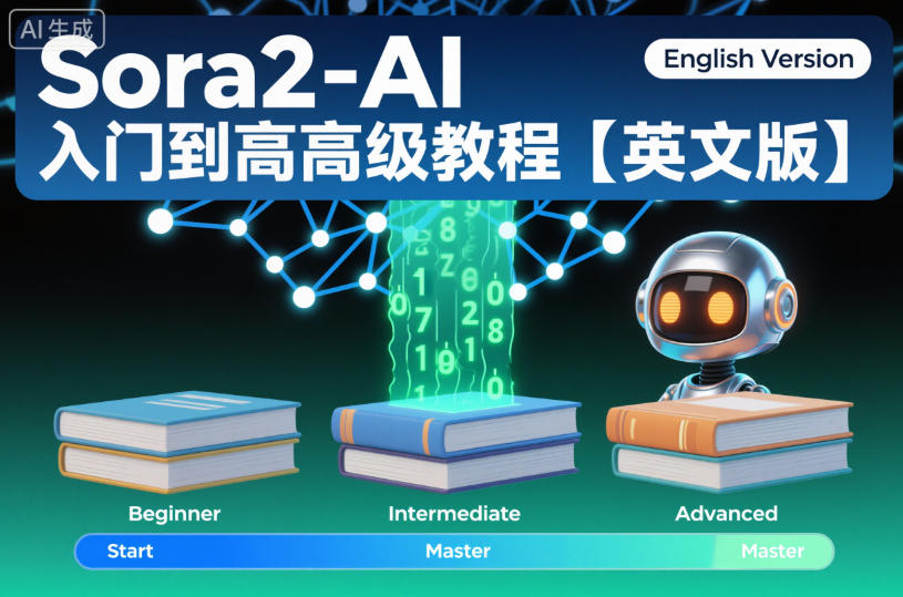 Sora2-AI入门到高级教程【英文版】力繁信息站-闲云创业网-老谢轻创网-中创网-福缘网-冒泡网-资源之家-魔方项目库力繁信息站