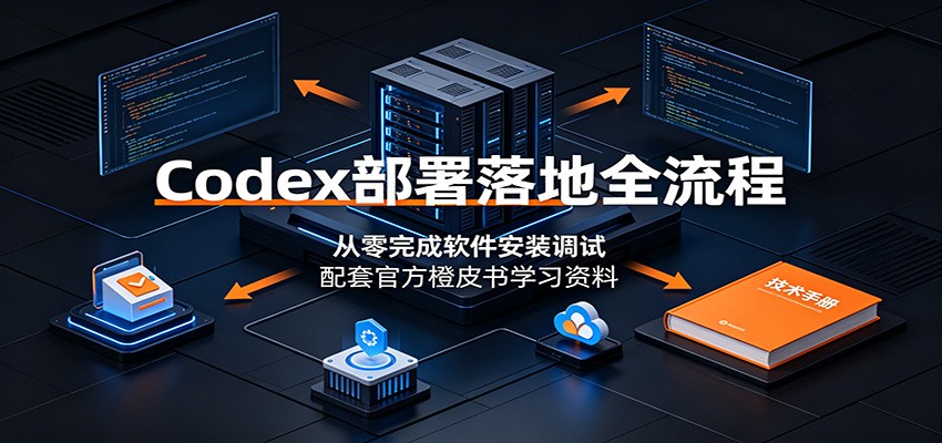 Codex部署落地全流程:从零完成软件安装调试,配套官方橙皮书学习资料力繁信息站-闲云创业网-老谢轻创网-中创网-福缘网-冒泡网-资源之家-魔方项目库力繁信息站