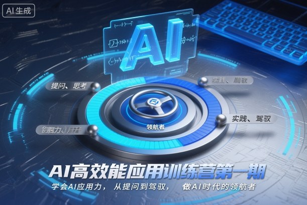 AI高效能应用训练营第一期，学会AI应用力，从提问到驾驭，做AI时代的领航者(更新)力繁信息站-闲云创业网-老谢轻创网-中创网-福缘网-冒泡网-资源之家-魔方项目库力繁信息站