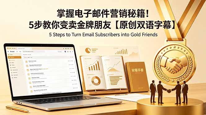 掌握电子邮件营销秘籍!5步教你变卖金牌朋友【原创双语字幕】力繁信息站-闲云创业网-老谢轻创网-中创网-福缘网-冒泡网-资源之家-魔方项目库力繁信息站