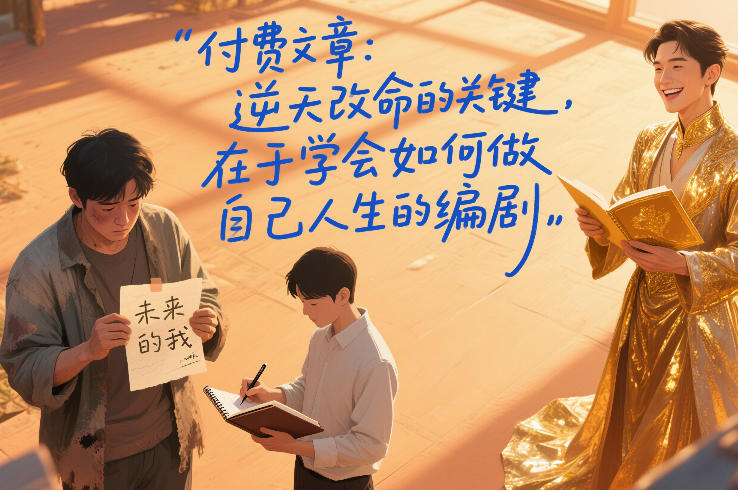 付费文章：逆天改命的关键，在于学会如何做自己人生的编剧力繁信息站-闲云创业网-老谢轻创网-中创网-福缘网-冒泡网-资源之家-魔方项目库力繁信息站