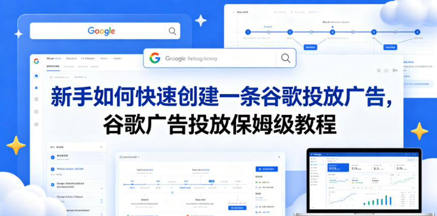 新手如何快速创建一条谷歌投放广告，谷歌广告投放保姆级教程力繁信息站-闲云创业网-老谢轻创网-中创网-福缘网-冒泡网-资源之家-魔方项目库力繁信息站