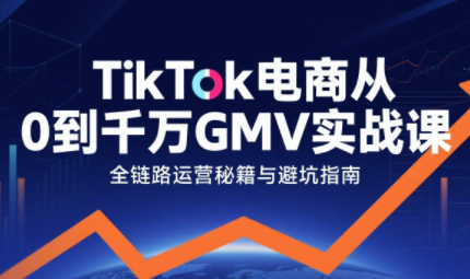 三千老师·TikTok电商从0到千万GMV实战课(更新)力繁信息站-闲云创业网-老谢轻创网-中创网-福缘网-冒泡网-资源之家-魔方项目库力繁信息站