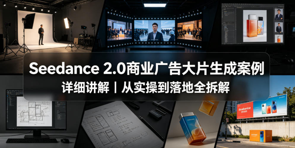 Seedance 2.0商业广告大片生成案例详细讲解|从实操到落地全拆解力繁信息站-闲云创业网-老谢轻创网-中创网-福缘网-冒泡网-资源之家-魔方项目库力繁信息站