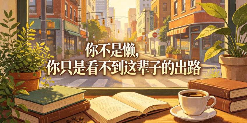 付费文章:你不是懒,你只是看不到这辈子的出路力繁信息站-闲云创业网-老谢轻创网-中创网-福缘网-冒泡网-资源之家-魔方项目库力繁信息站