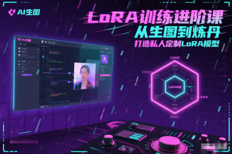 LoRA训练进阶课，从生图到炼丹，打造私人定制LoRA模型力繁信息站-闲云创业网-老谢轻创网-中创网-福缘网-冒泡网-资源之家-魔方项目库力繁信息站