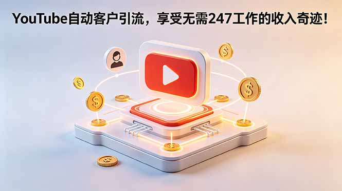 YouTube 自动客户引流，享受无需 247 工作的收入奇迹！【原创双语字幕】力繁信息站-闲云创业网-老谢轻创网-中创网-福缘网-冒泡网-资源之家-魔方项目库力繁信息站