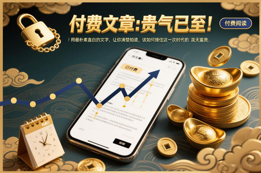 付费文章：贵气已至！用最朴素直白的文字，让你清楚知道，该如何接住这一次时代的泼天富贵力繁信息站-闲云创业网-老谢轻创网-中创网-福缘网-冒泡网-资源之家-魔方项目库力繁信息站