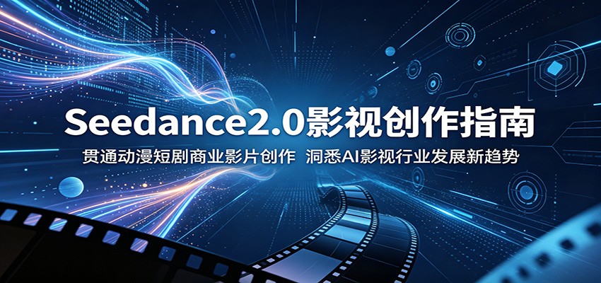 Seedance2.0影视创作指南:贯通动漫短剧商业影片创作,洞悉AI影视行业发展新趋势力繁信息站-闲云创业网-老谢轻创网-中创网-福缘网-冒泡网-资源之家-魔方项目库力繁信息站
