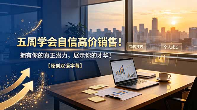 五周学会自信高价销售！拥有你的真正潜力，展示你的才华！【原创双语字幕】力繁信息站-闲云创业网-老谢轻创网-中创网-福缘网-冒泡网-资源之家-魔方项目库力繁信息站