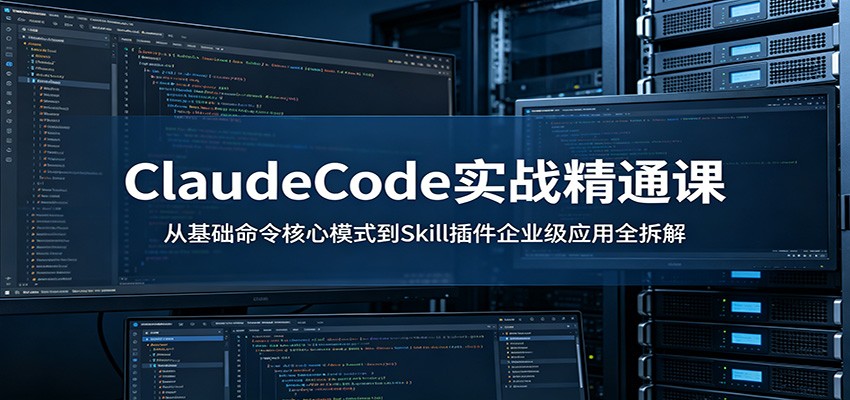ClaudeCode实战精通课:从基础命令核心模式到Skill插件企业级应用全拆解力繁信息站-闲云创业网-老谢轻创网-中创网-福缘网-冒泡网-资源之家-魔方项目库力繁信息站
