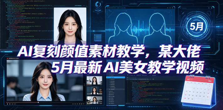 AI复刻颜值素材教学,某大佬5月最新AI美女教学视频,内含4月好物复刻教学力繁信息站-闲云创业网-老谢轻创网-中创网-福缘网-冒泡网-资源之家-魔方项目库力繁信息站