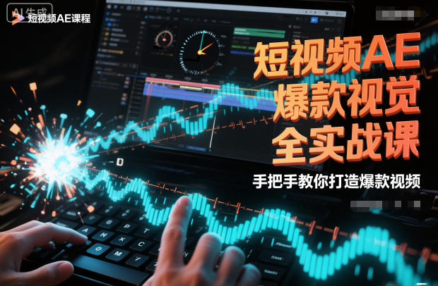 短视频AE爆款视觉全实战课，手把手教你打造爆款视频力繁信息站-闲云创业网-老谢轻创网-中创网-福缘网-冒泡网-资源之家-魔方项目库力繁信息站
