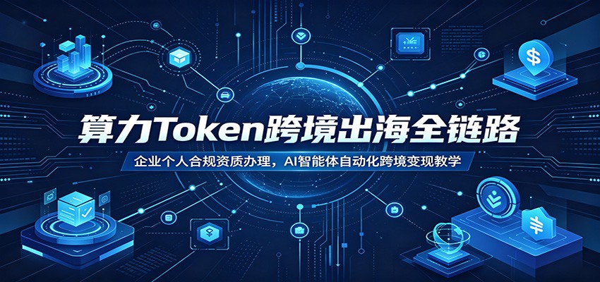 算力Token跨境出海全链路:企业个人合规资质办理,AI智能体自动化跨境变现教学力繁信息站-闲云创业网-老谢轻创网-中创网-福缘网-冒泡网-资源之家-魔方项目库力繁信息站