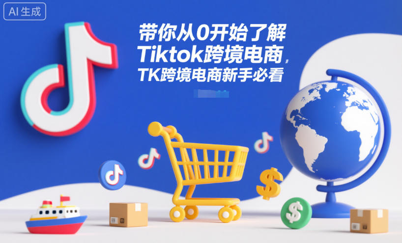 带你从0开始了解Tiktok跨境电商，TK跨境电商新手必看力繁信息站-闲云创业网-老谢轻创网-中创网-福缘网-冒泡网-资源之家-魔方项目库力繁信息站