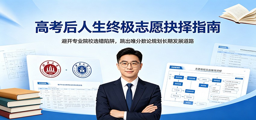 高考后人生终极志愿抉择指南：避开专业院校选错陷阱，跳出唯分数论规划长期发展道路力繁信息站-闲云创业网-老谢轻创网-中创网-福缘网-冒泡网-资源之家-魔方项目库力繁信息站