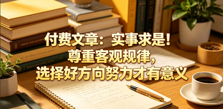 付费文章:实事求是!尊重客观规律,选择好方向努力才有意义力繁信息站-闲云创业网-老谢轻创网-中创网-福缘网-冒泡网-资源之家-魔方项目库力繁信息站