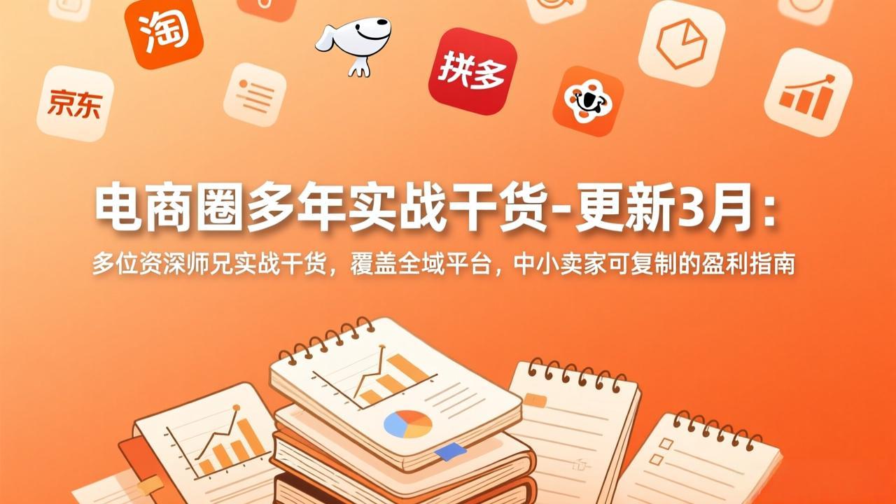 电商圈多年实战干货-更新3月：多位资深师兄实战干货，覆盖全域平台，中小卖家可复制的盈利指南力繁信息站-闲云创业网-老谢轻创网-中创网-福缘网-冒泡网-资源之家-魔方项目库力繁信息站
