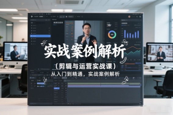 剪辑与运营实战课，从入门到精通，实战案例解析(更新2026)力繁信息站-闲云创业网-老谢轻创网-中创网-福缘网-冒泡网-资源之家-魔方项目库力繁信息站