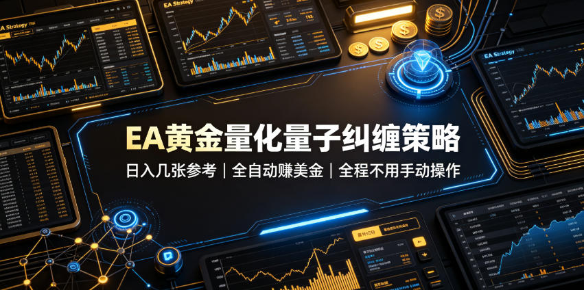 EA黄金量化量子纠缠策略,日入几张,全自动賺美金,全程不用手动操作!【揭秘】力繁信息站-闲云创业网-老谢轻创网-中创网-福缘网-冒泡网-资源之家-魔方项目库力繁信息站