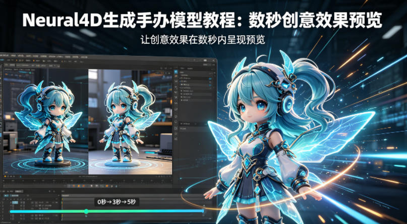 Neural4D生成手办模型教程，让创意效果在数秒内呈现预览力繁信息站-闲云创业网-老谢轻创网-中创网-福缘网-冒泡网-资源之家-魔方项目库力繁信息站