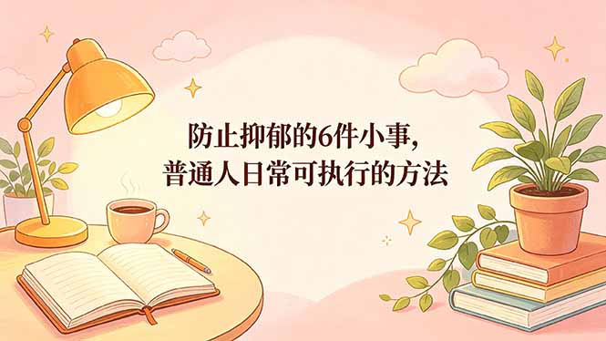 付费文章:防止抑郁的6件小事,普通人日常可执行的方法力繁信息站-闲云创业网-老谢轻创网-中创网-福缘网-冒泡网-资源之家-魔方项目库力繁信息站