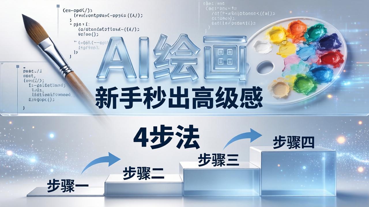 AI绘画入门别再硬磕了！即梦4步法：万能提示词公式+BRTR框架，新手秒出高级感力繁信息站-闲云创业网-老谢轻创网-中创网-福缘网-冒泡网-资源之家-魔方项目库力繁信息站