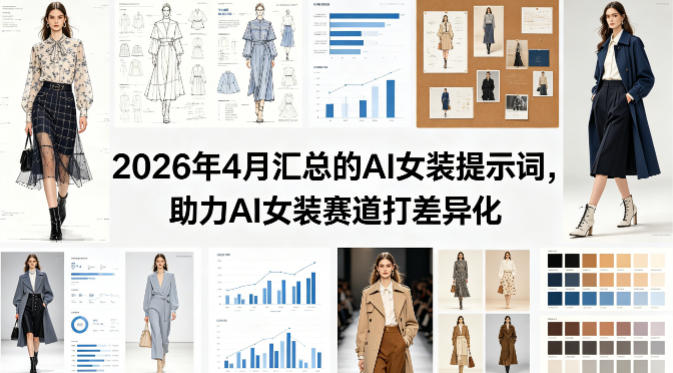 2026年4月汇总的AI女装提示词，助力AI女装赛道打差异化力繁信息站-闲云创业网-老谢轻创网-中创网-福缘网-冒泡网-资源之家-魔方项目库力繁信息站