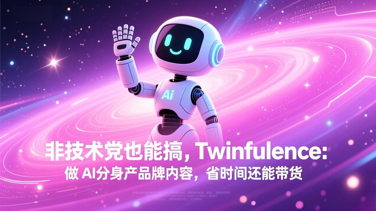 非技术党也能搞!Twinfluence:做 AI 分身产品牌内容,省时间还能带货力繁信息站-闲云创业网-老谢轻创网-中创网-福缘网-冒泡网-资源之家-魔方项目库力繁信息站