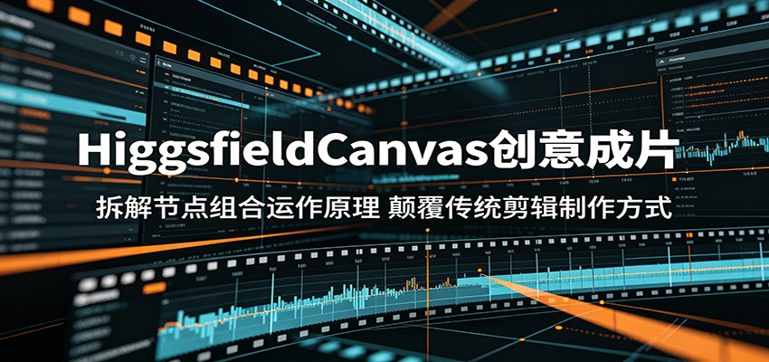 HiggsfieldCanvas创意成片：拆解节点组合运作原理，颠覆传统剪辑制作方式力繁信息站-闲云创业网-老谢轻创网-中创网-福缘网-冒泡网-资源之家-魔方项目库力繁信息站