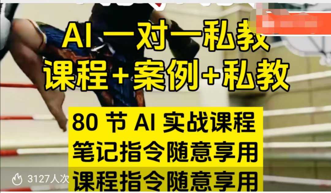 AI指令实战课，课程+案例，80节AI实战课程，笔记指令随意享用，课程指令随意享用(更新26年3月)力繁信息站-闲云创业网-老谢轻创网-中创网-福缘网-冒泡网-资源之家-魔方项目库力繁信息站