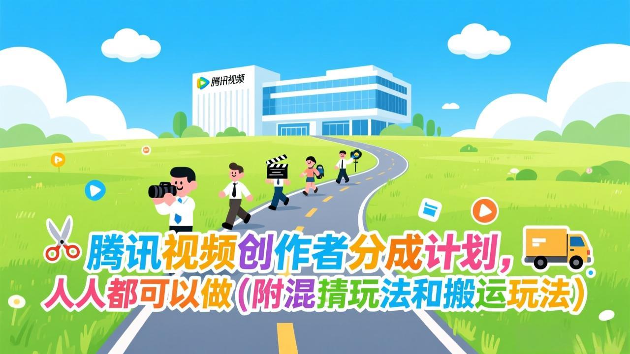 腾讯视频创作者分成计划，人人都可以做(附混剪玩法和搬运玩法力繁信息站-闲云创业网-老谢轻创网-中创网-福缘网-冒泡网-资源之家-魔方项目库力繁信息站