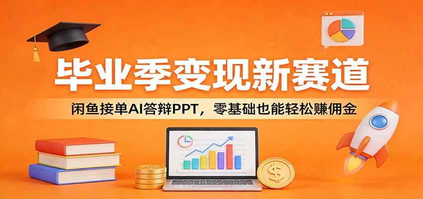 毕业季变现新赛道：闲鱼接单AI答辩PPT，零基础也能轻松赚佣金力繁信息站-闲云创业网-老谢轻创网-中创网-福缘网-冒泡网-资源之家-魔方项目库力繁信息站