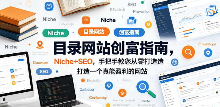目录网站创富指南，Niche+SEO，手把手教您从零打造打造一个真能盈利的网站【原创双语字幕】力繁信息站-闲云创业网-老谢轻创网-中创网-福缘网-冒泡网-资源之家-魔方项目库力繁信息站