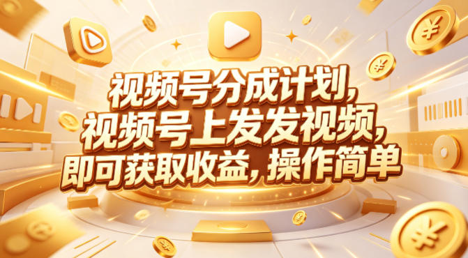 视频号分成计划，599元众筹的Red团队课程，视频号上发发视频，即可获取收益，操作简单力繁信息站-闲云创业网-老谢轻创网-中创网-福缘网-冒泡网-资源之家-魔方项目库力繁信息站