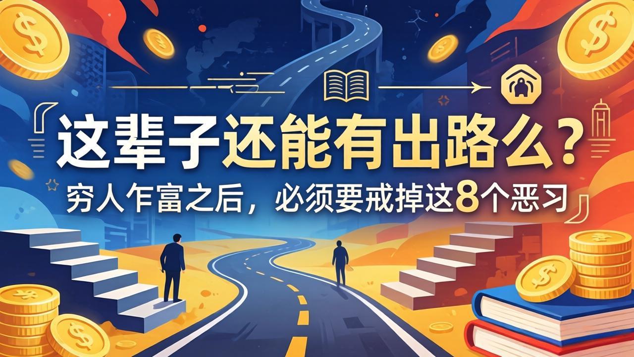 关于人生两篇付费文章【这辈子还能有出路么？】【穷人乍富之后，必须要戒掉这8个恶习】力繁信息站-闲云创业网-老谢轻创网-中创网-福缘网-冒泡网-资源之家-魔方项目库力繁信息站