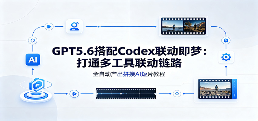 GPT5.6搭配Codex联动即梦:打通多工具联动链路,全自动产出拼接AI短片教程力繁信息站-闲云创业网-老谢轻创网-中创网-福缘网-冒泡网-资源之家-魔方项目库力繁信息站