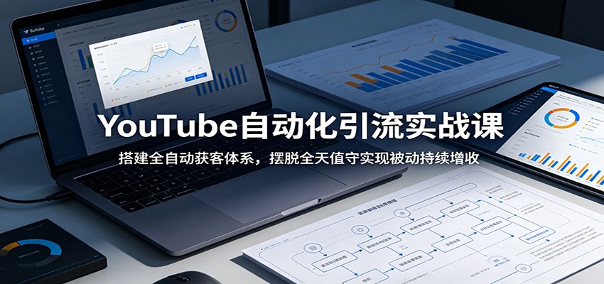 YouTube自动化引流实战课:搭建全自动获客体系,摆脱全天值守实现被动持续增收力繁信息站-闲云创业网-老谢轻创网-中创网-福缘网-冒泡网-资源之家-魔方项目库力繁信息站