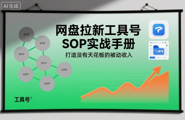 网盘拉新工具号SOP实战手册，打造没有天花板的被动收入力繁信息站-闲云创业网-老谢轻创网-中创网-福缘网-冒泡网-资源之家-魔方项目库力繁信息站