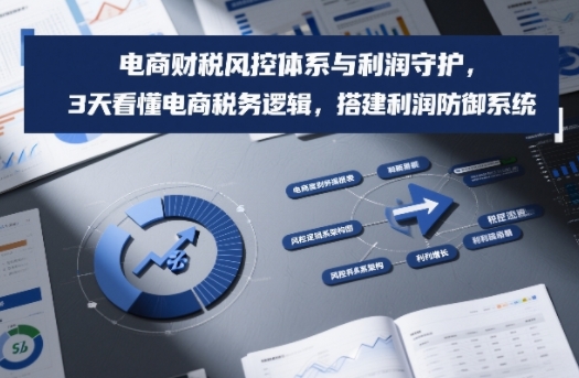 电商财税风控体系与利润守护，3天看懂电商税务逻辑，搭建利润防御系统力繁信息站-闲云创业网-老谢轻创网-中创网-福缘网-冒泡网-资源之家-魔方项目库力繁信息站