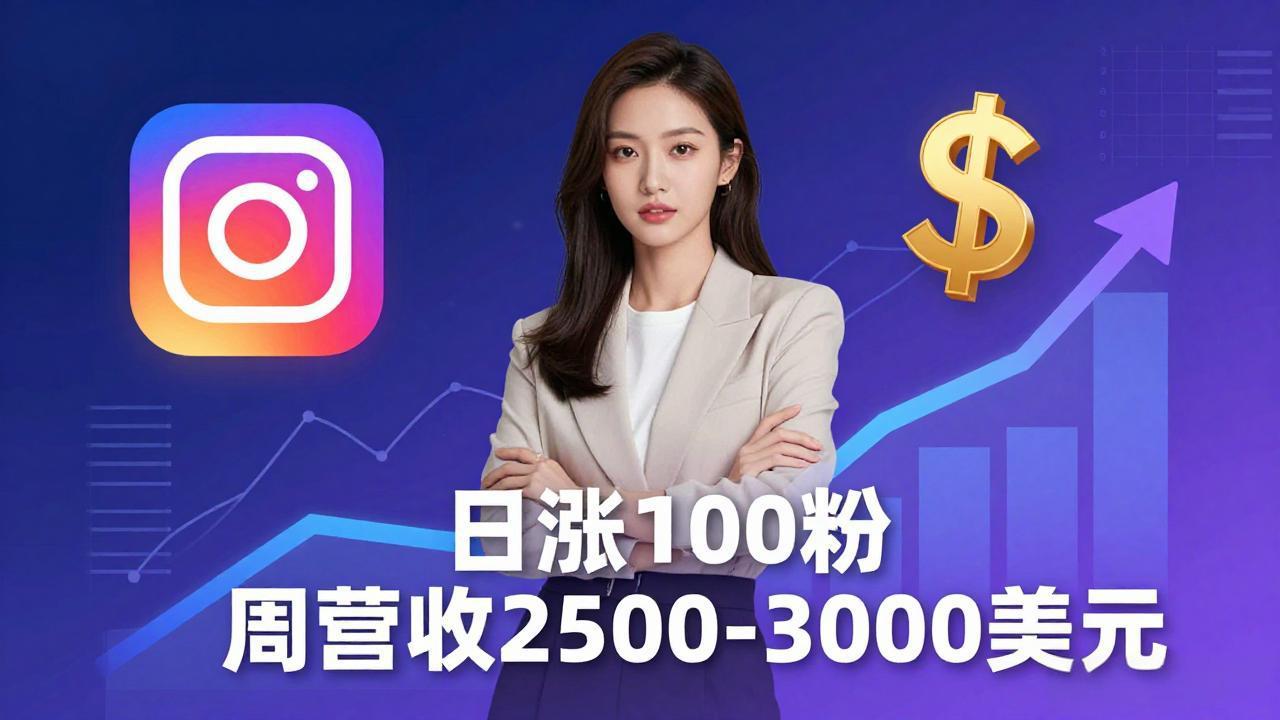 想做数字产品？Sheri亲授：日涨100粉、每周2500至3000美元的营收，Instagram躺着赚力繁信息站-闲云创业网-老谢轻创网-中创网-福缘网-冒泡网-资源之家-魔方项目库力繁信息站