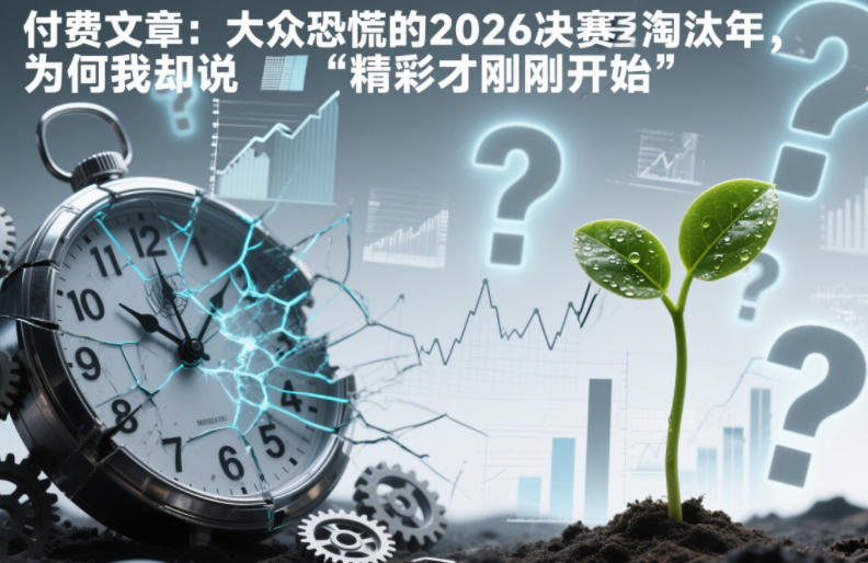 付费文章：大众恐慌的2026决赛淘汰年，为何我却说“精彩才刚刚开始”？力繁信息站-闲云创业网-老谢轻创网-中创网-福缘网-冒泡网-资源之家-魔方项目库力繁信息站