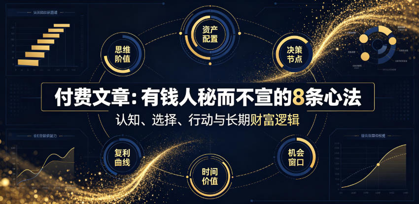 付费文章:有钱人秘而不宣的8条心法力繁信息站-闲云创业网-老谢轻创网-中创网-福缘网-冒泡网-资源之家-魔方项目库力繁信息站