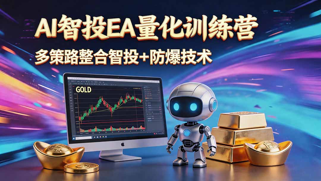 AI智投EA量化运营技术,自动化黄金操盘技术,小白也可以轻松上手日入1000+力繁信息站-闲云创业网-老谢轻创网-中创网-福缘网-冒泡网-资源之家-魔方项目库力繁信息站