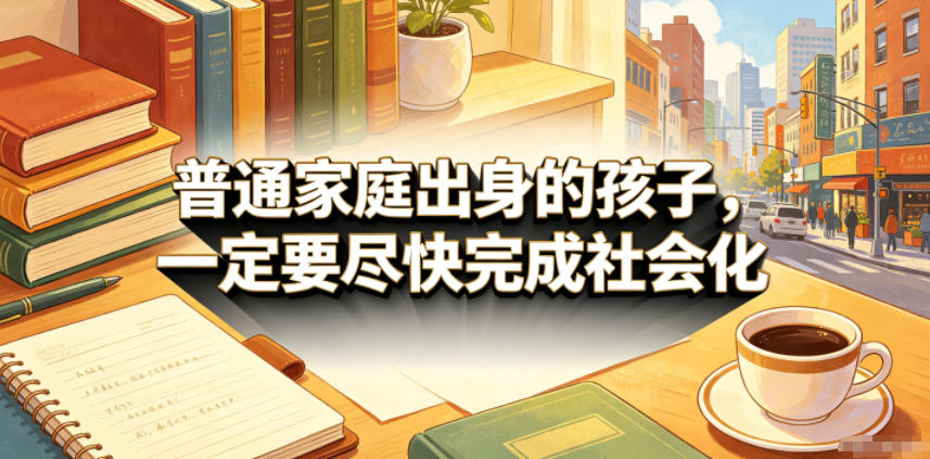 付费文章:普通家庭出身的孩子,一定要尽快完成社会化力繁信息站-闲云创业网-老谢轻创网-中创网-福缘网-冒泡网-资源之家-魔方项目库力繁信息站